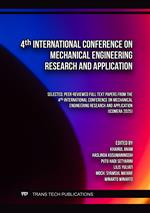 4th International Conference on Mechanical Engineering Research and Application