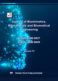 Journal of Biomimetics, Biomaterials and Biomedical Engineering Vol. 73