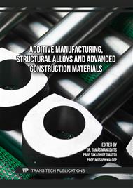 Additive Manufacturing, Structural Alloys and Advanced Construction Materials