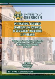 International Scientific Conference on Advances in Mechanical Engineering (11th ISCAME)