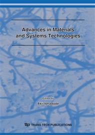 Advances in Materials and Systems Technologies