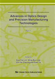 Optics Design and Precision Manufacturing Technologies