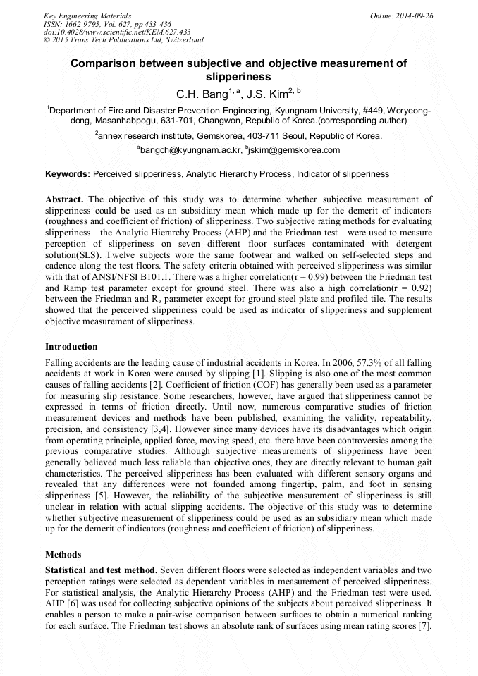 Comparison Between Subjective And Objective Measurement Of Slipperiness comparison-between-subjective-and-objective-measurement-of-slipperiness