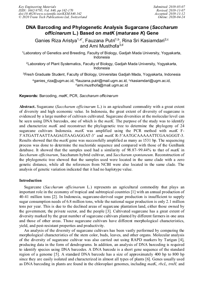 dna barcoding and phylogenetic analysis